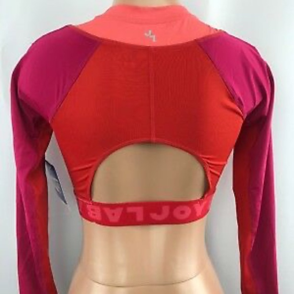 Joy Lab Long Sleeve Workout Top W Cutout Back XXL